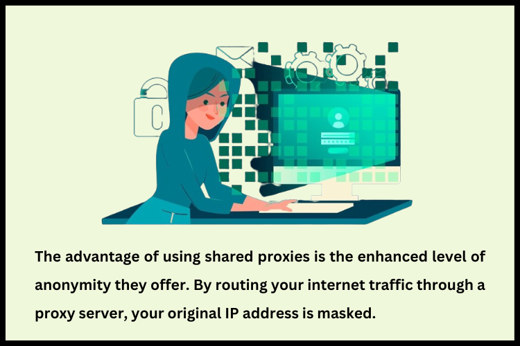 use shared proxies for Enhanced Anonymity for Online Activities