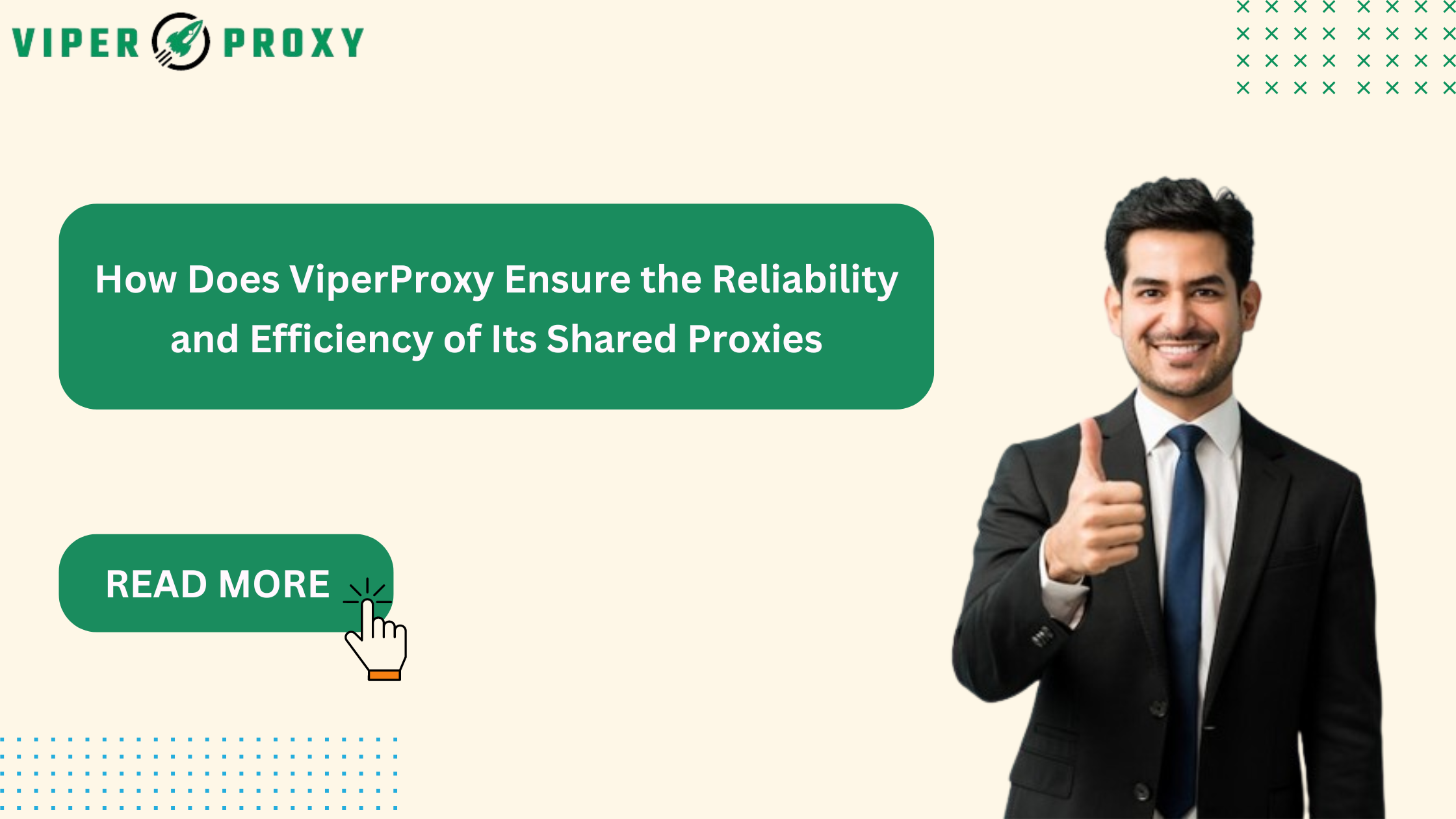 How Does ViperProxy Ensure the Reliability and Efficiency of Its Shared Proxies